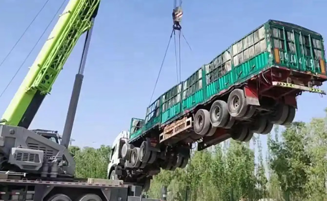 向阳区道路脱困救援案例